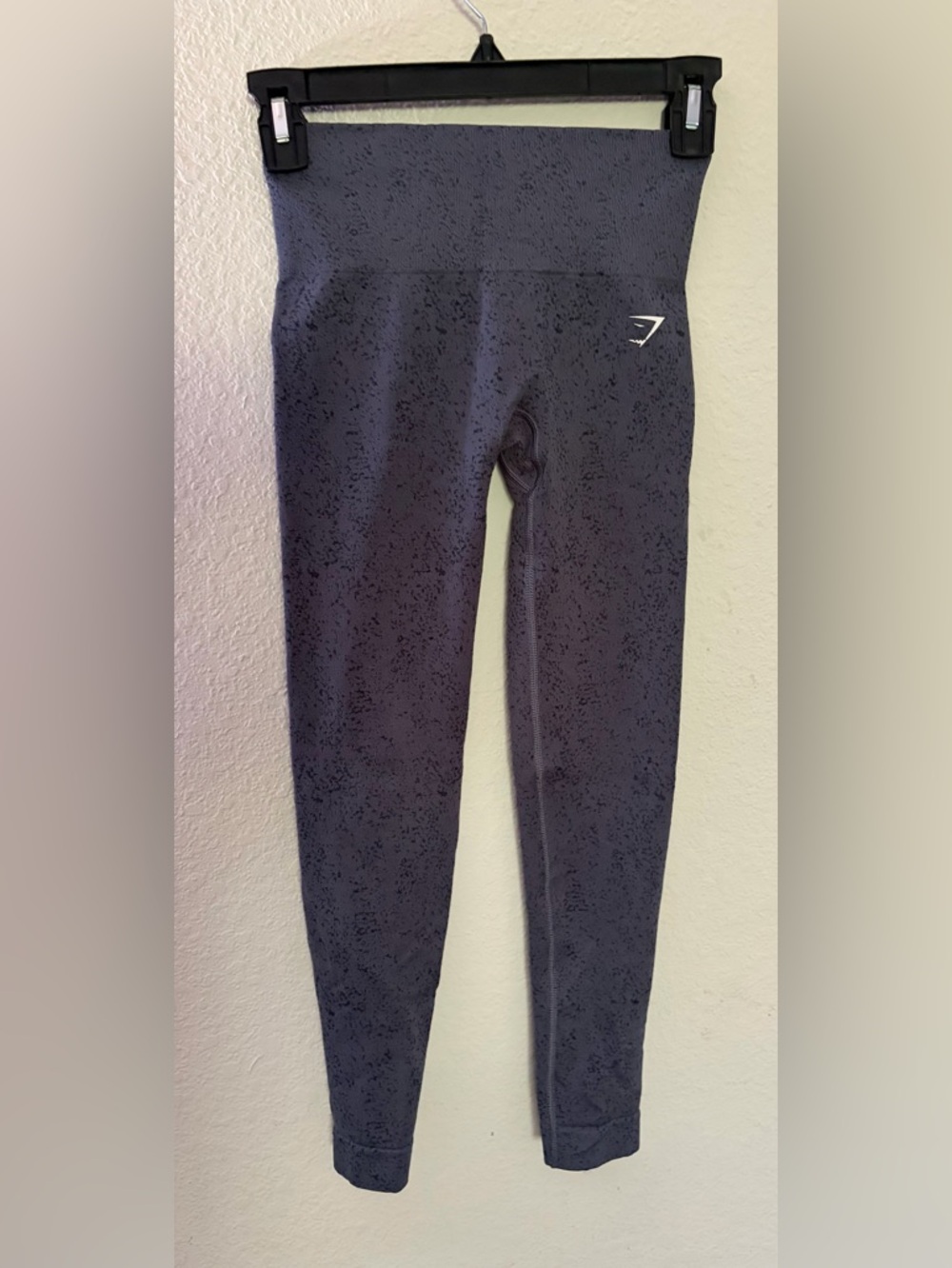 Gymshark Speckled High-Waist Leggings in Dark Gray